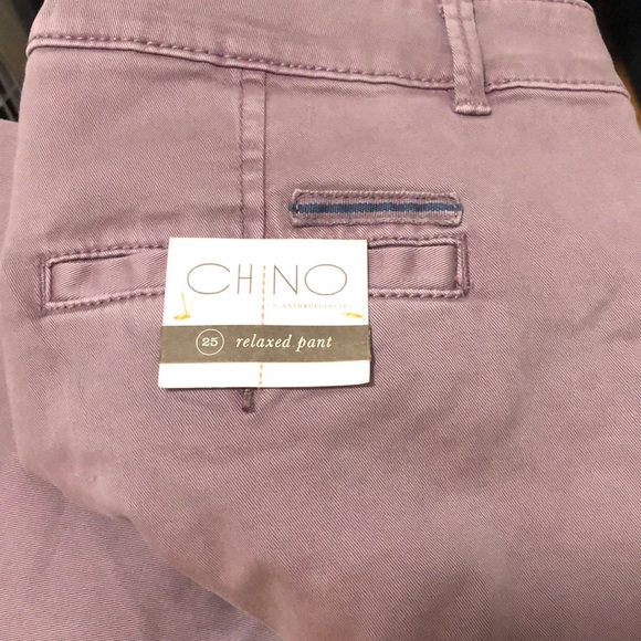 BNWT Anthro Relaxed Chino Pants - Picture 4 of 6